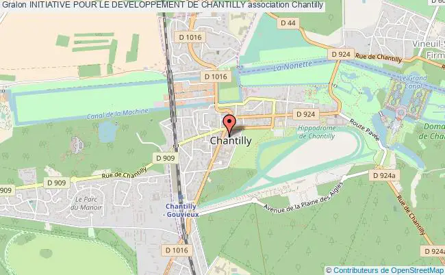 plan association Initiative Pour Le Developpement De Chantilly Chantilly