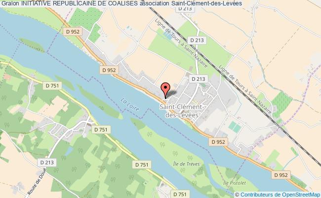 plan association Initiative Republicaine De Coalises Saint-Clément-des-Levées