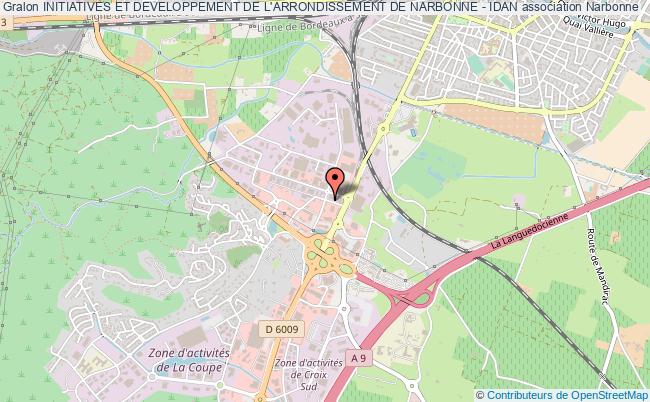 plan association Initiatives Et Developpement De L'arrondissement De Narbonne - Idan Narbonne