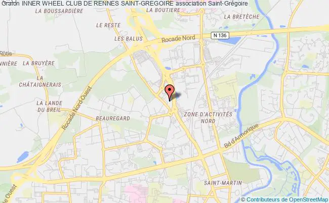 plan association Inner Wheel Club De Rennes Saint-gregoire Saint-Grégoire