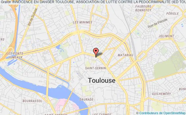 plan association Innocence En Danger Toulouse, Association De Lutte Contre La Pedocriminalite (ied Toulouse) Toulouse