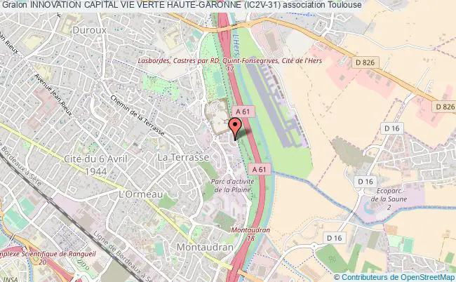plan association Innovation Capital Vie Verte Haute-garonne (ic2v-31) Toulouse