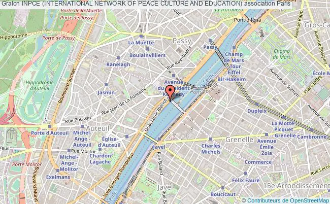plan association Inpce (international Network Of Peace Culture And Education) Paris