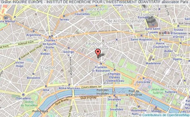 plan association Inquire Europe - Institut De Recherche Pour L'investissement Quantitatif Paris