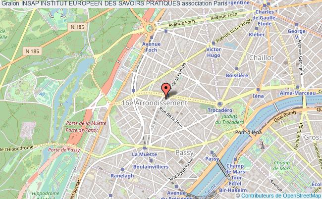 plan association Insap Institut Europeen Des Savoirs Pratiques Paris