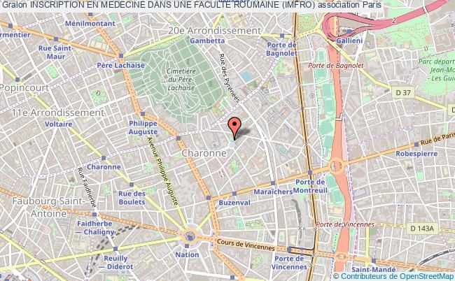 plan association Inscription En Medecine Dans Une Faculte Roumaine (imfro) PARIS