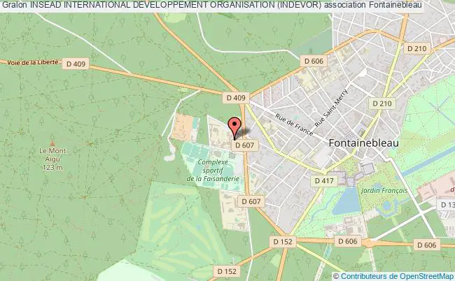 plan association Insead International Developpement Organisation (indevor) Fontainebleau
