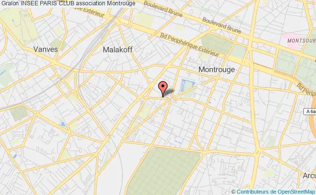 plan association Insee Paris Club Montrouge