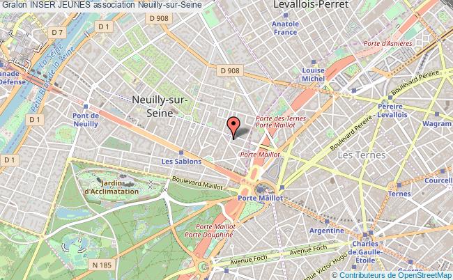 plan association Inser Jeunes Neuilly-sur-Seine