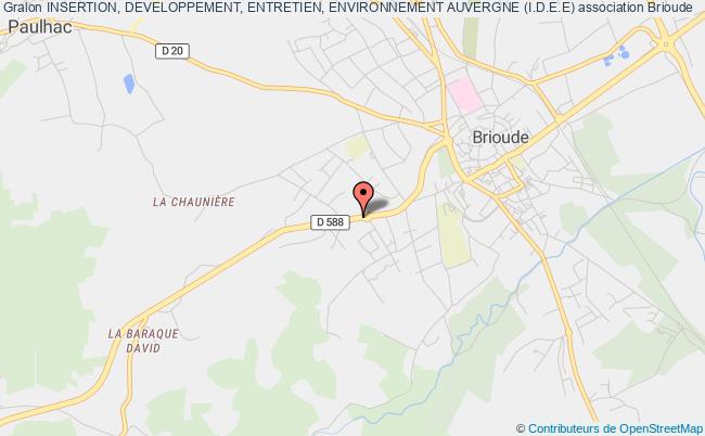 plan association Insertion, Developpement, Entretien, Environnement Auvergne (i.d.e.e) Brioude