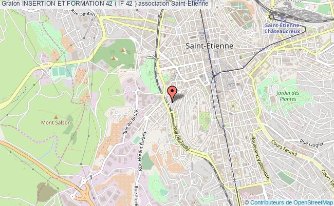 plan association Insertion Et Formation 42 ( If 42 ) Saint-Étienne