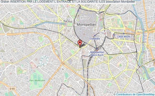 plan association Insertion Par Le Logement L Entraide Et La Solidarite Iles Montpellier