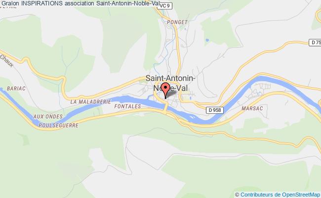 plan association Inspirations Saint-Antonin-Noble-Val