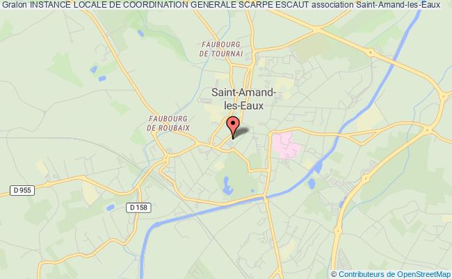 plan association Instance Locale De Coordination Generale Scarpe Escaut Saint-Amand-les-Eaux