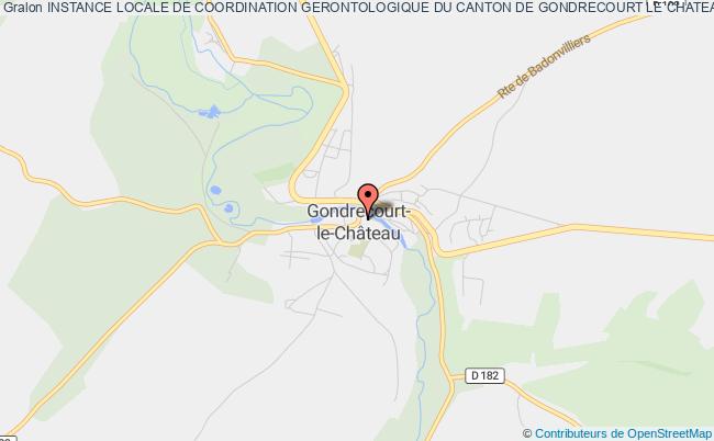 INSTANCE LOCALE DE COORDINATION GERONTOLOGIQUE DU CANTON DE GONDRECOURT LE CHATEAU