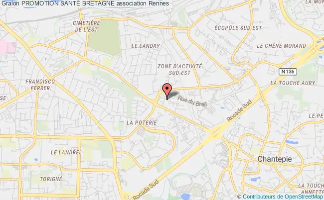 plan association Instance Regionale D'education Et De Promotion De La Sante Bretagne (ireps Bretagne) Rennes