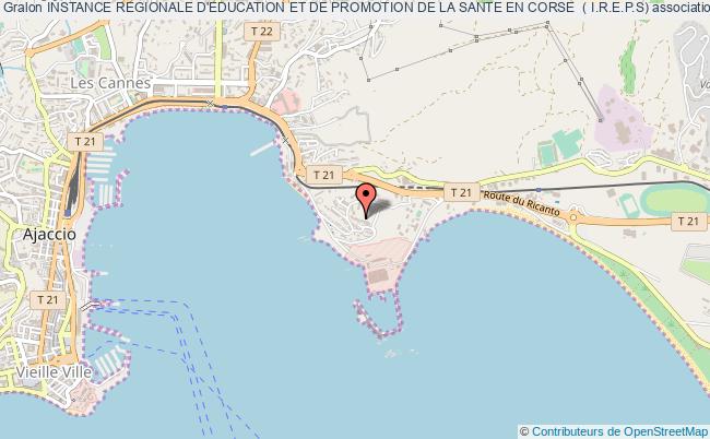 plan association Instance Regionale D'education Et De Promotion De La Sante En Corse  ( I.r.e.p.s) Ajaccio