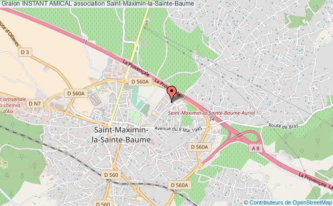 plan association Instant Amical Saint-Maximin-la-Sainte-Baume