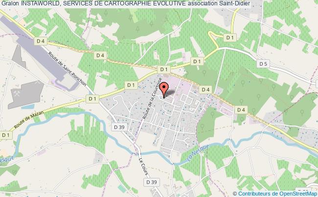 plan association Instaworld, Services De Cartographie Evolutive Saint-Didier