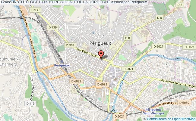 plan association Institut Cgt D'histoire Sociale De La Dordogne Périgueux