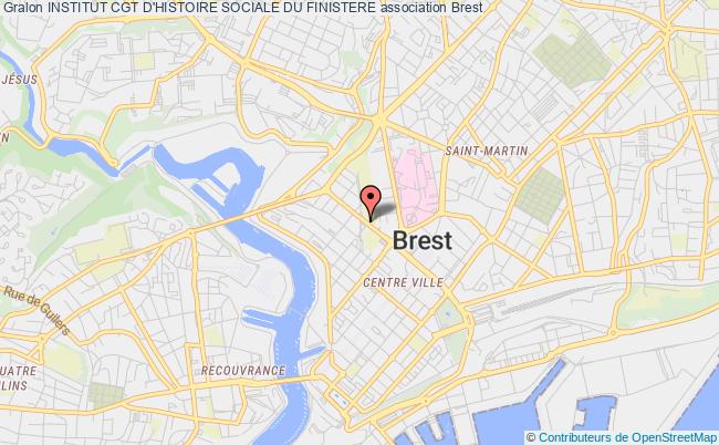 plan association Institut Cgt D'histoire Sociale Du Finistere Brest