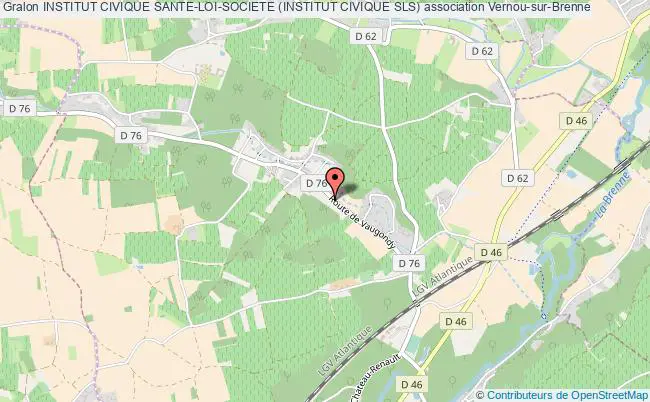plan association Institut Civique Sante-loi-societe (institut Civique Sls) Vernou-sur-Brenne