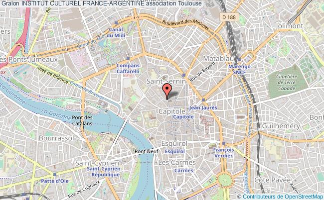 plan association Institut Culturel France-argentine Toulouse