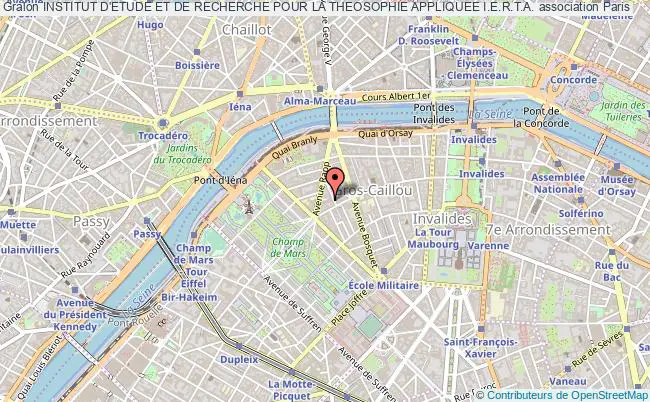 plan association Institut D'etude Et De Recherche Pour La Theosophie Appliquee I.e.r.t.a. Paris