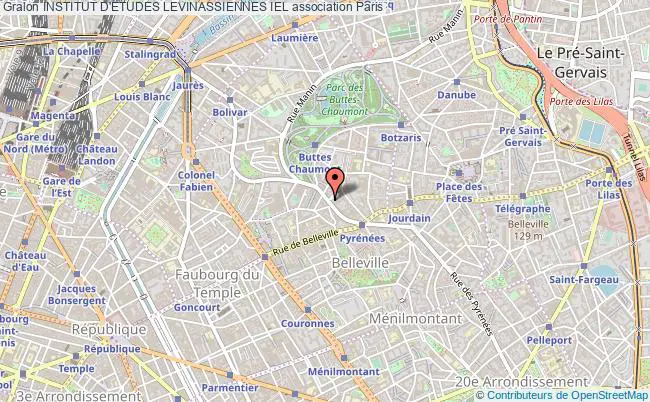 plan association Institut D'etudes Levinassiennes Iel Paris
