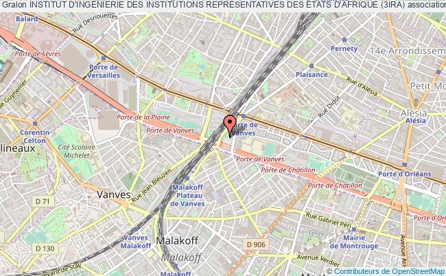 plan association Institut D'ingÉnierie Des Institutions ReprÉsentatives Des États D'afrique (3ira) Paris