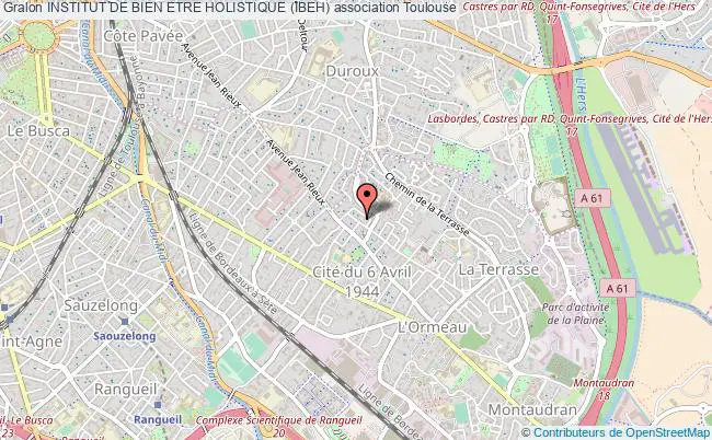 plan association Institut De Bien Etre Holistique (ibeh) Toulouse