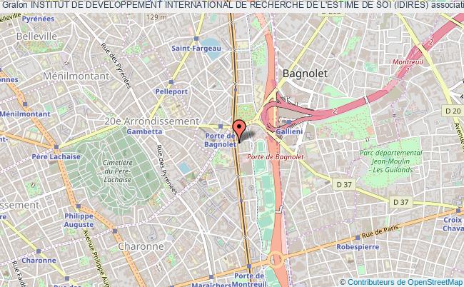 plan association Institut De Developpement International De Recherche De L'estime De Soi (idires) Paris