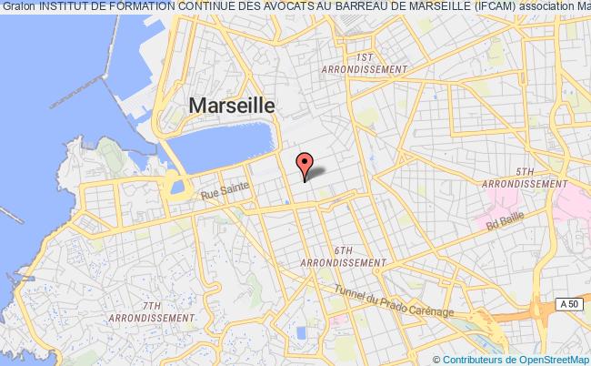 plan association Institut De Formation Continue Des Avocats Au Barreau De Marseille (ifcam) Marseille