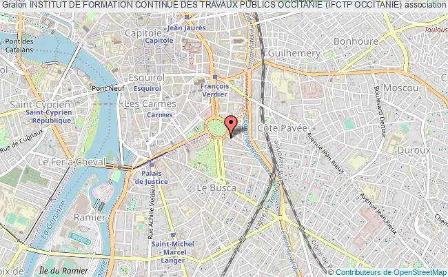 plan association Institut De Formation Continue Des Travaux Publics Occitanie (ifctp Occitanie) Toulouse Cédex 6