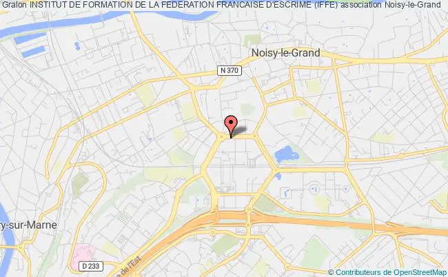 plan association Institut De Formation De La Federation Francaise D'escrime (iffe) Noisy-le-Grand