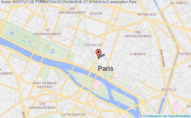 plan association Institut De Formation Economique Et Syndicale Paris