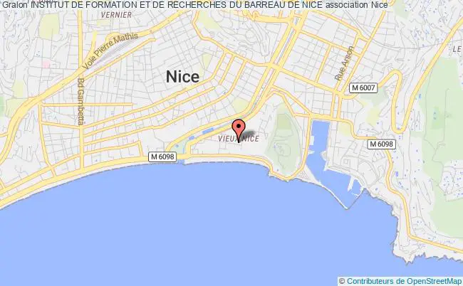 plan association Institut De Formation Et De Recherches Du Barreau De Nice Nice