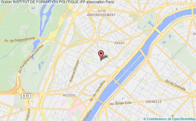 plan association Institut De Formation Politique Ifp Paris