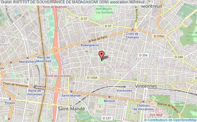 plan association Institut De Gouvernance De Madagascar (igm) Montreuil
