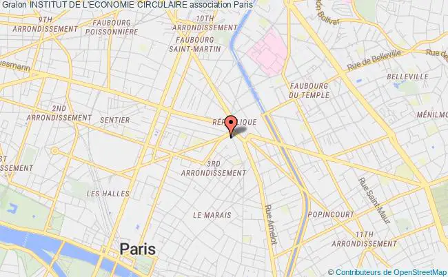 plan association Institut De L'economie Circulaire Paris