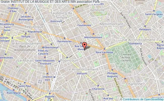 plan association Institut De La Musique Et Des Arts Ima Paris