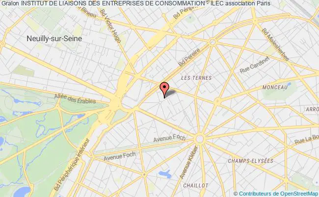 plan association Institut De Liaisons Des Entreprises De Consommation - Ilec Paris