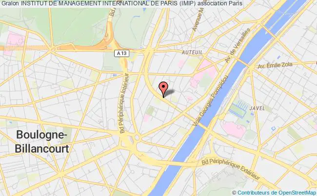 plan association Institut De Management International De Paris (imip) Paris
