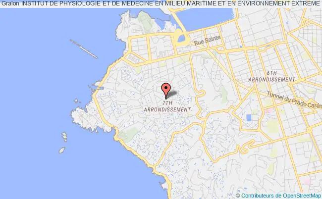 plan association Institut De Physiologie Et De Medecine En Milieu Maritime Et En Environnement Extreme (phymarex) Marseille 7