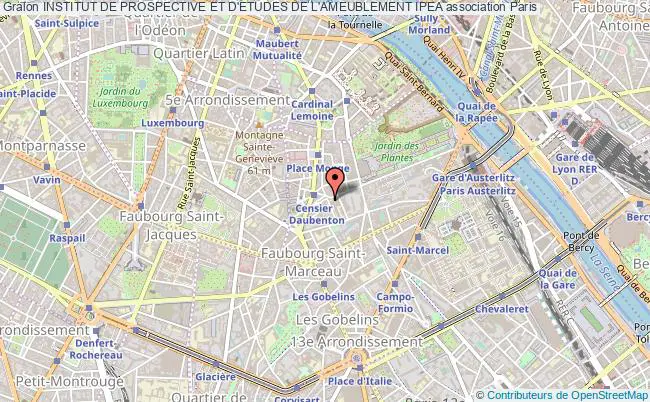 plan association Institut De Prospective Et D'etudes De L'ameublement Ipea Paris