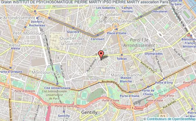 plan association Institut De Psychosomatique Pierre Marty Ipso Pierre Marty Paris
