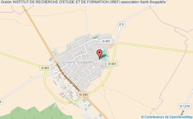 plan association Institut De Recherche D'etude Et De Formation (iref) Saint-Soupplets