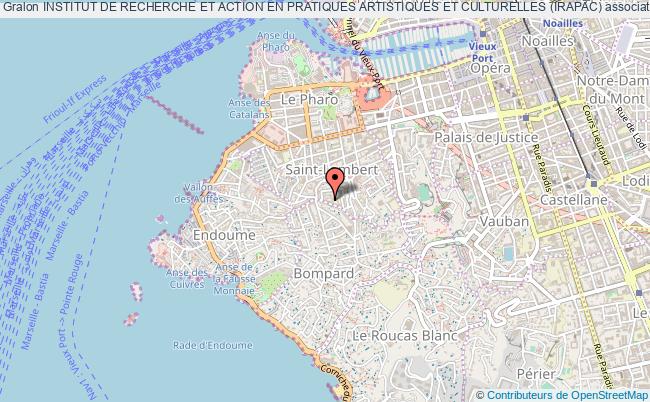 plan association Institut De Recherche Et Action En Pratiques Artistiques Et Culturelles (irapac) Marseille