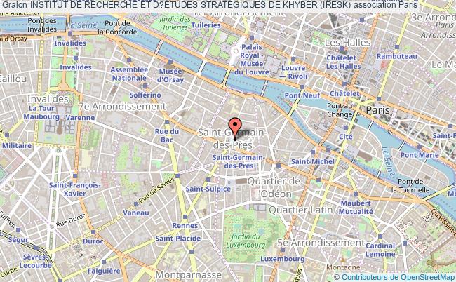 plan association Institut De Recherche Et D?Études StratÉgiques De Khyber (iresk) Paris