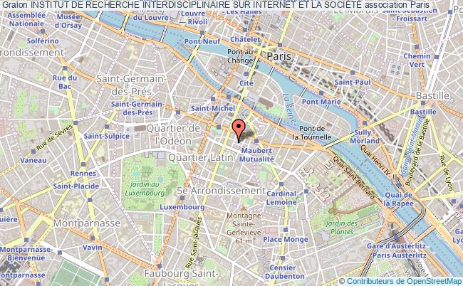 plan association Institut De Recherche Interdisciplinaire Sur Internet Et La SociÉtÉ Paris 5e